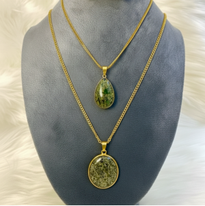 Jade stone necklace
