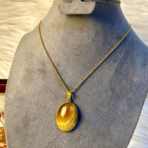 Honey Agate necklace