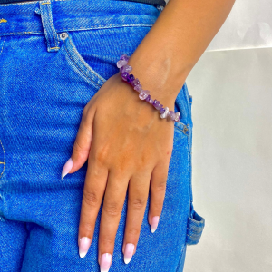  Treated Amethyst bracelet