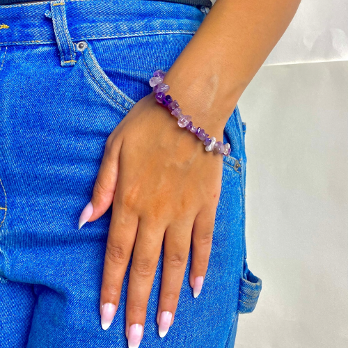  Treated Amethyst bracelet