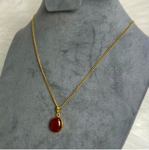 Red Agate stone necklace