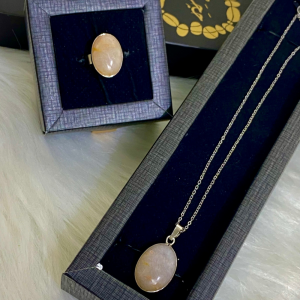 Milky quartz set