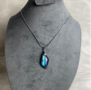 Labrodite  stone necklace