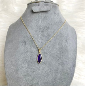 Amethyst stone necklace