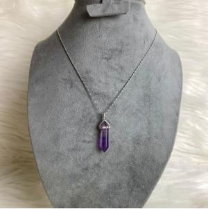 Amethyst stone necklace
