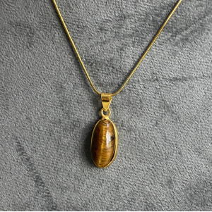 tiger's eye stone necklace