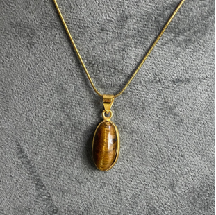 tiger's eye stone necklace