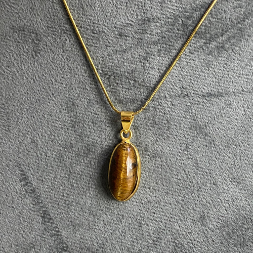 tiger's eye stone necklace