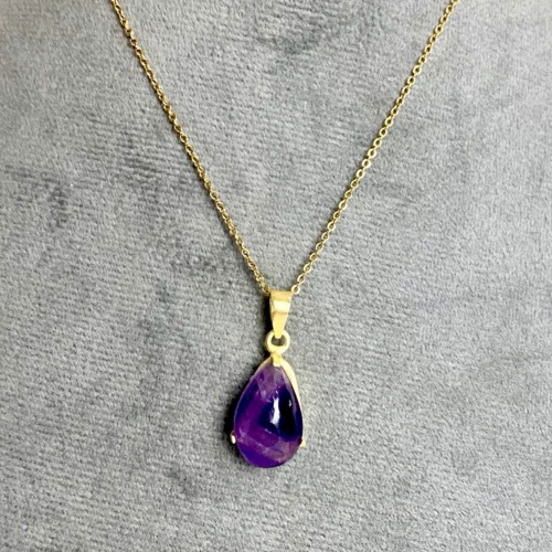 amethyst stone necklace 