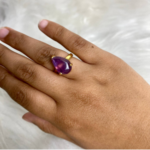 amethyst stone ring