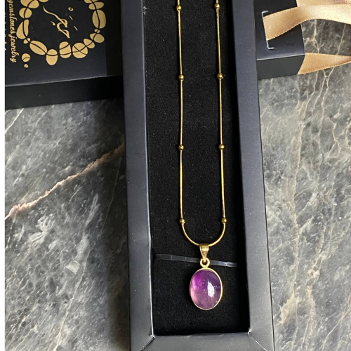 amethyst stone necklace 