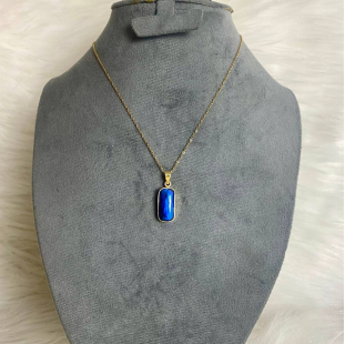 Labradorite stone necklace 