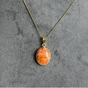 Sun stone necklace 