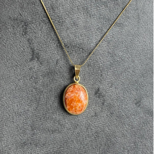 Sun stone necklace 