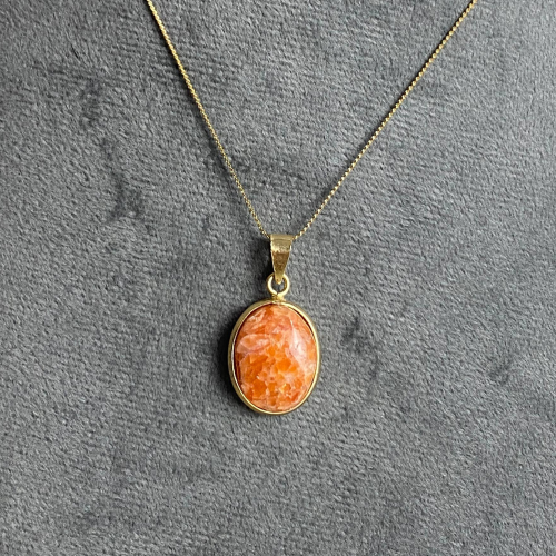 Sun stone necklace 