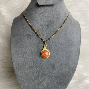 Sun stone necklace 