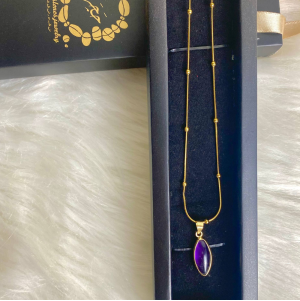 Amethyst stone necklace